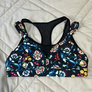 Floral Paisley Sports Bra